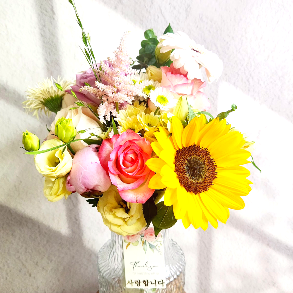 꽃본김해 꽃다발 생화 택배 꽃 정기구독 농장 직매입