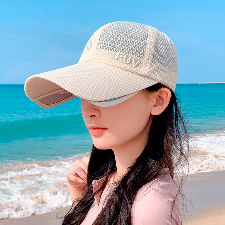 썬바이저 메쉬 날개 볼캡 썬캡 여름 모자 야구 스포츠 골프 바캉스 자외선차단 버킷햇 - 상세 이미지 2