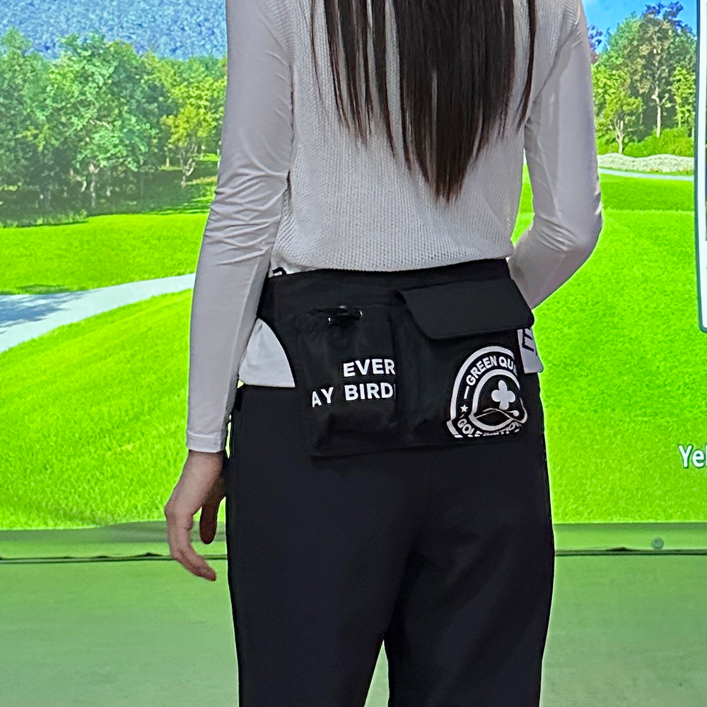 여성골프힙색 골프벨트백 볼주머니 파우치백 파크