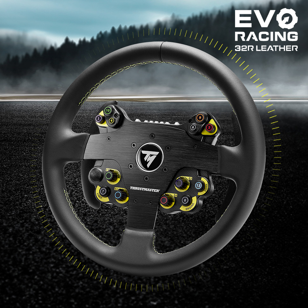 트러스트마스터 EVO Racing 32R Leather ADD-ON (PS5/PS4/XBOX/PC 지원) - 상품 이미지