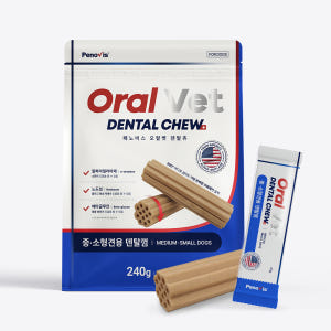 페노비스 강아지 껌 덴탈츄 치석제거 오랄벳 덴탈츄 중소형견, 240g, ... 솔직 후기 | 실제 사용자 리뷰 총정리 - 상품 이미지 1