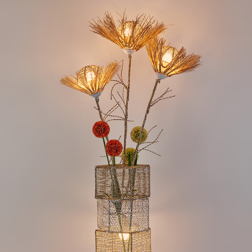 플로라 위빙 인테리어 거실스탠드 장스탠드 조명 Flora Weaving Lamp - 상세 이미지 5