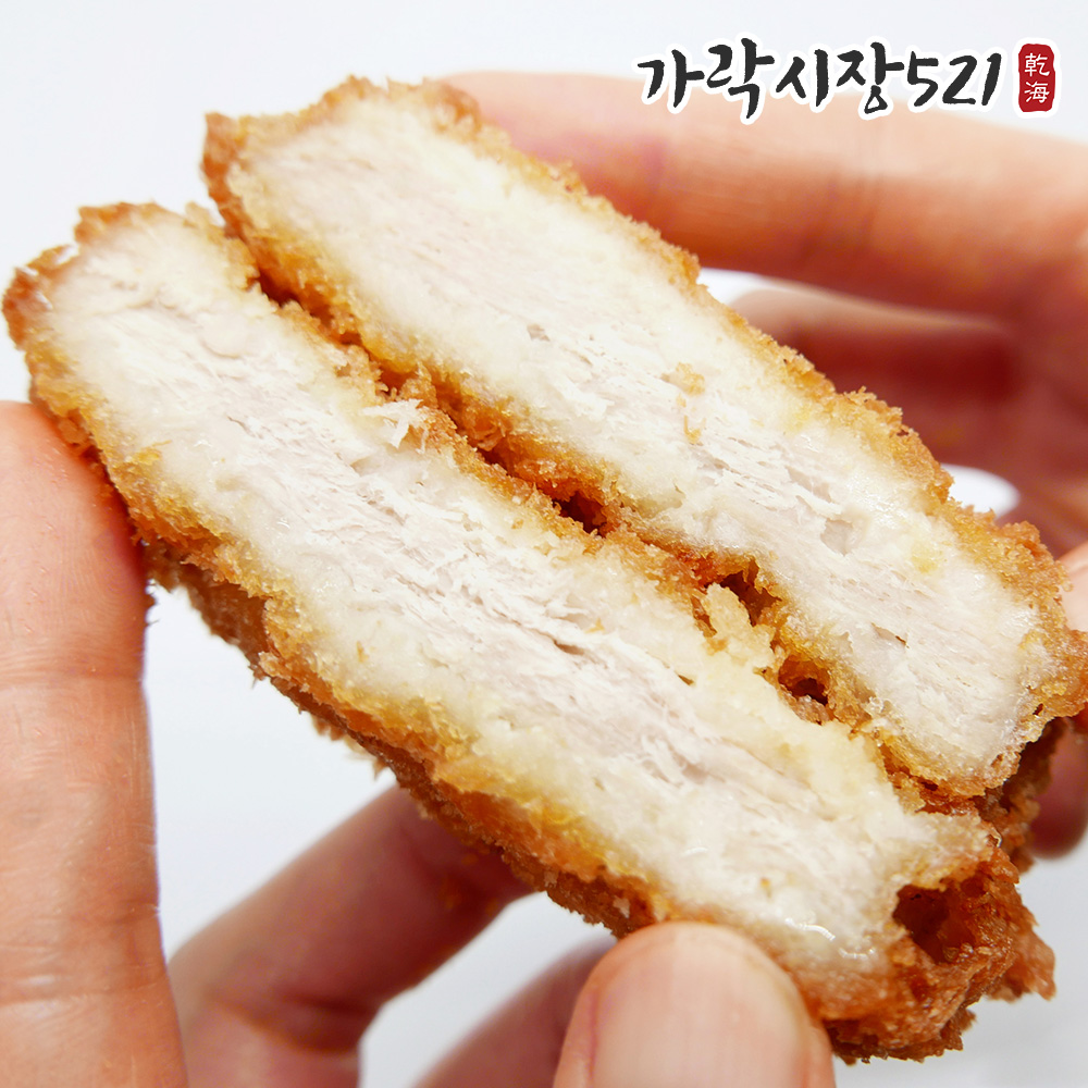 [8팩특별가] 제주흑돼지 돈까스 치즈돈가스 등심 수제돈카츠 195g x 8팩 총 1.56kg 장사도움