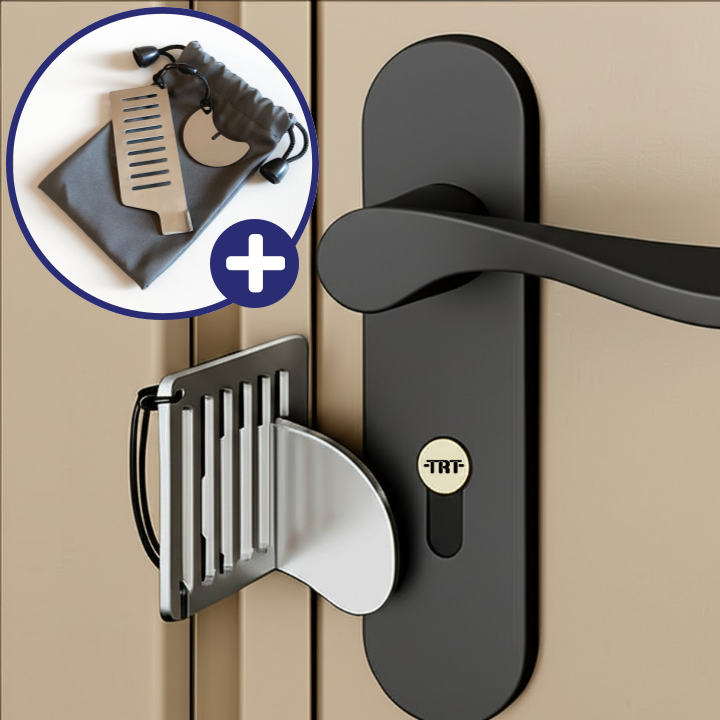 락세이프 휴대용도어락 문잠금장치 여행용 호텔 침입 방지 현관 이중 안전 고리