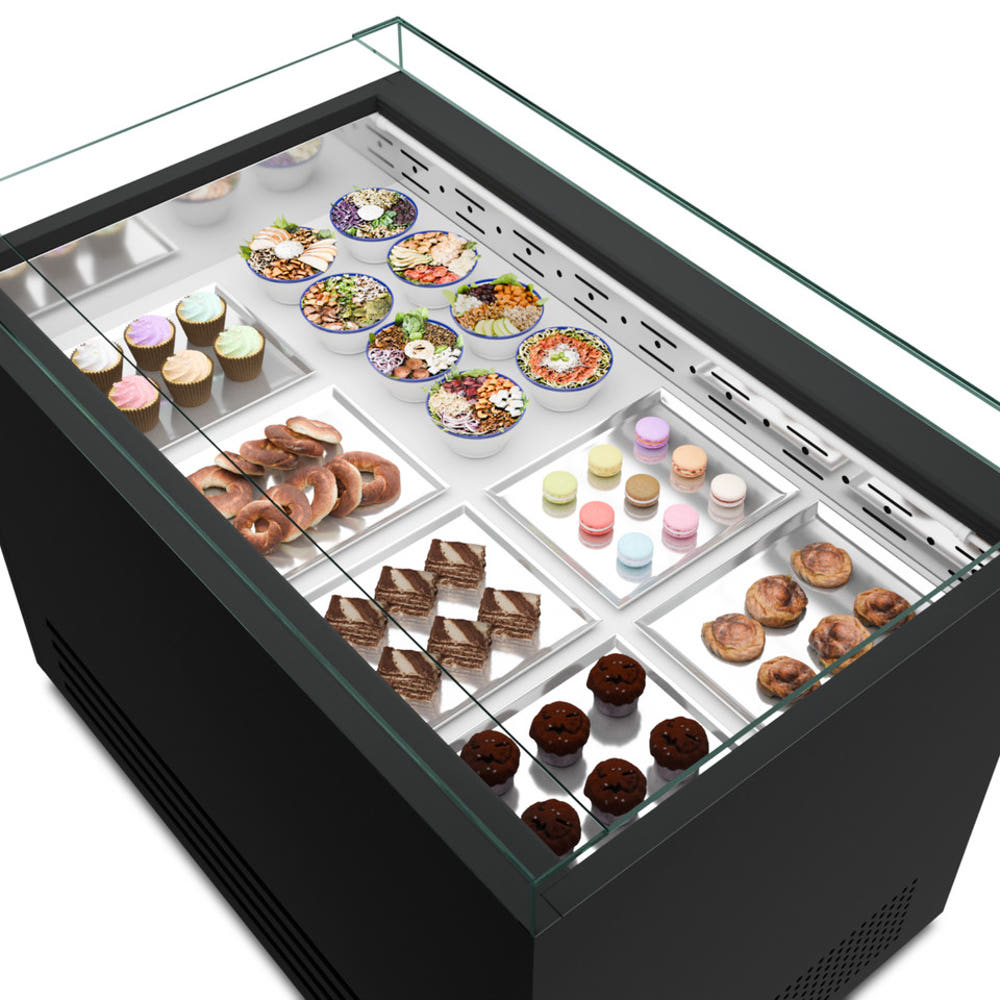 샌드위치용 오픈평대 1800 제과점 마카롱 케익 디저트 냉장쇼케이스 : 신일N위시웨이