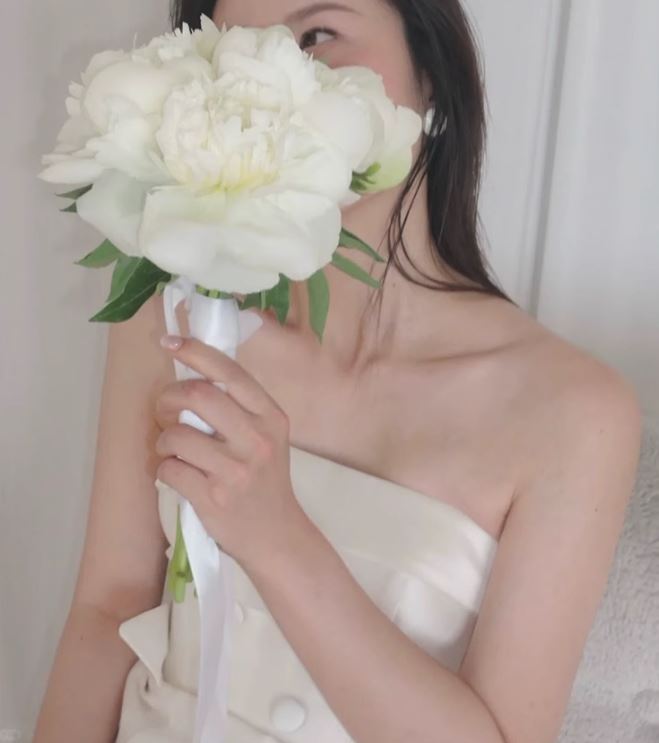 튜브탑 머메이드 웨딩드레스 셀프웨딩 본식 스튜디오 촬영드레스 - 상세 이미지 4