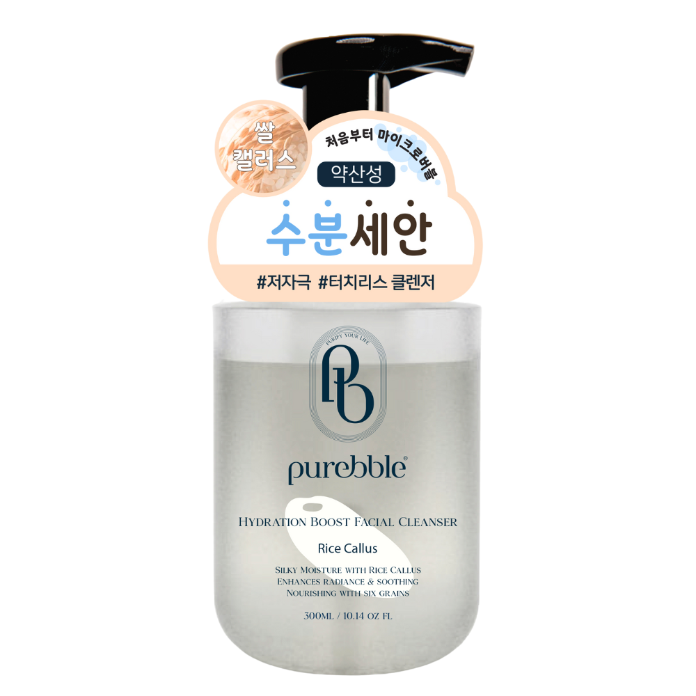 퓨어블 라이스캘러스 폼클렌징 페이셜 워시 마이크로버블 약산성 저자극 세안제 300ml - 메인 이미지