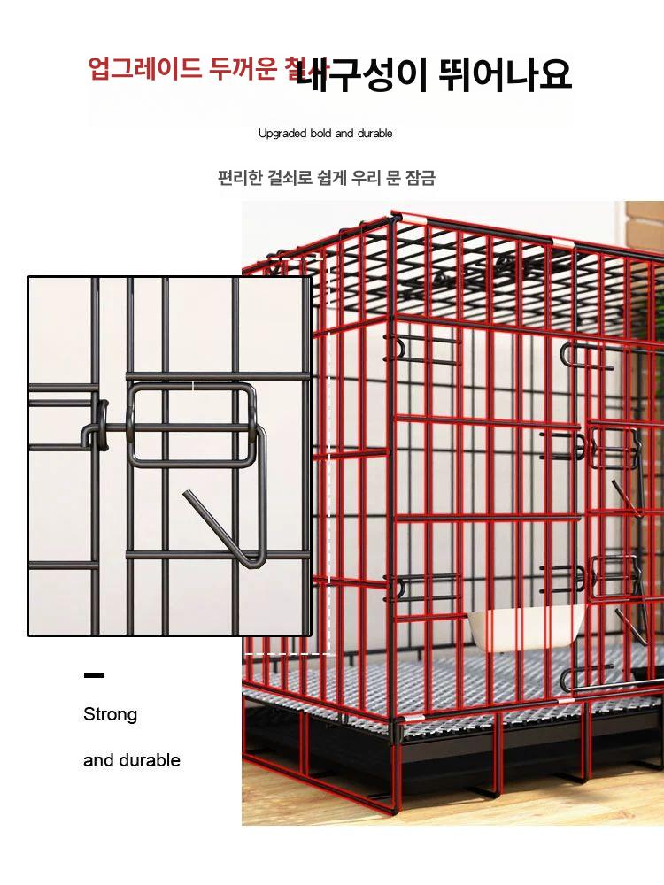 닭장 닭 케이지 사육장 도어 병아리 도어 대형 50x33x38cm-블랙 1마리 적합 : 노아르인터네셔널