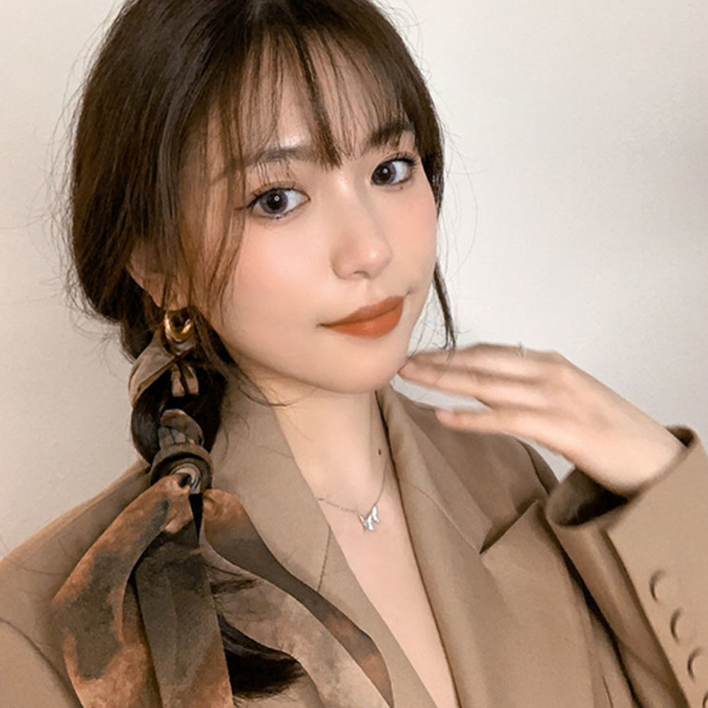 그라데이션 스카프머리끈 스크런치 헤어곱창밴드 머리곱창 리본곱창밴드 플라워스카프헤어 - 상품 이미지
