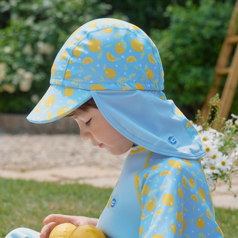 스플래쉬어바웃 유아플랩캡 레몬스 자외선차단