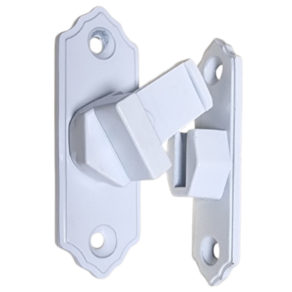 무타공 문잠금장치 미닫이 여닫이 슬라이딩도어 90도 직각 방문 현관 걸쇠 안전고리