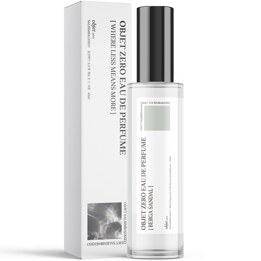 살림백서 오브제 제로 오드 퍼퓸 버가샌달 45ml 남자 남성 지속력 좋은 니치 살냄새 - 상세 이미지 5