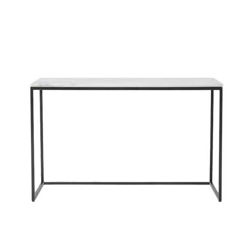 대리석 폭좁은 콘솔 거실 현관 복도 침실 고급 테이블 80x30x80 80x30x80 골드 이미지 6
