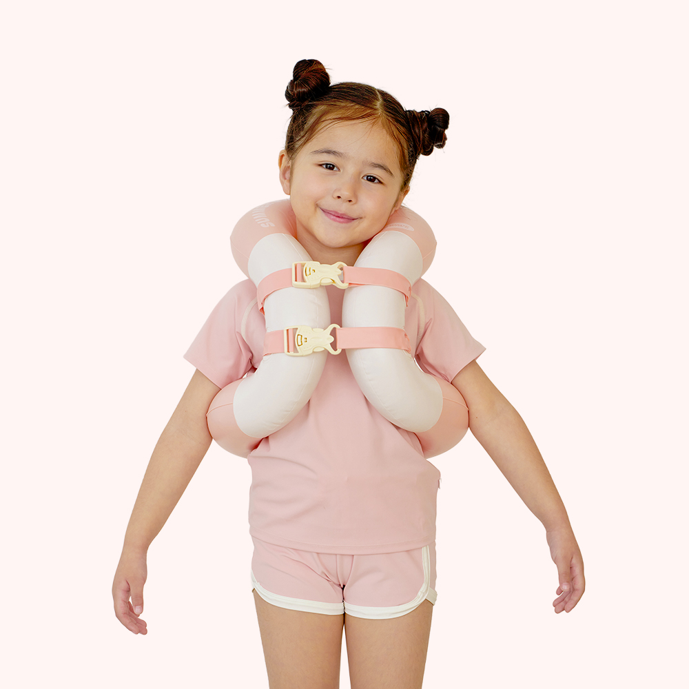 디웨이브 이중 잠금 어린이 구명조끼 부력 보조복 아동 유아 키즈 물놀이 넥튜브 50kg - 상세 이미지 4