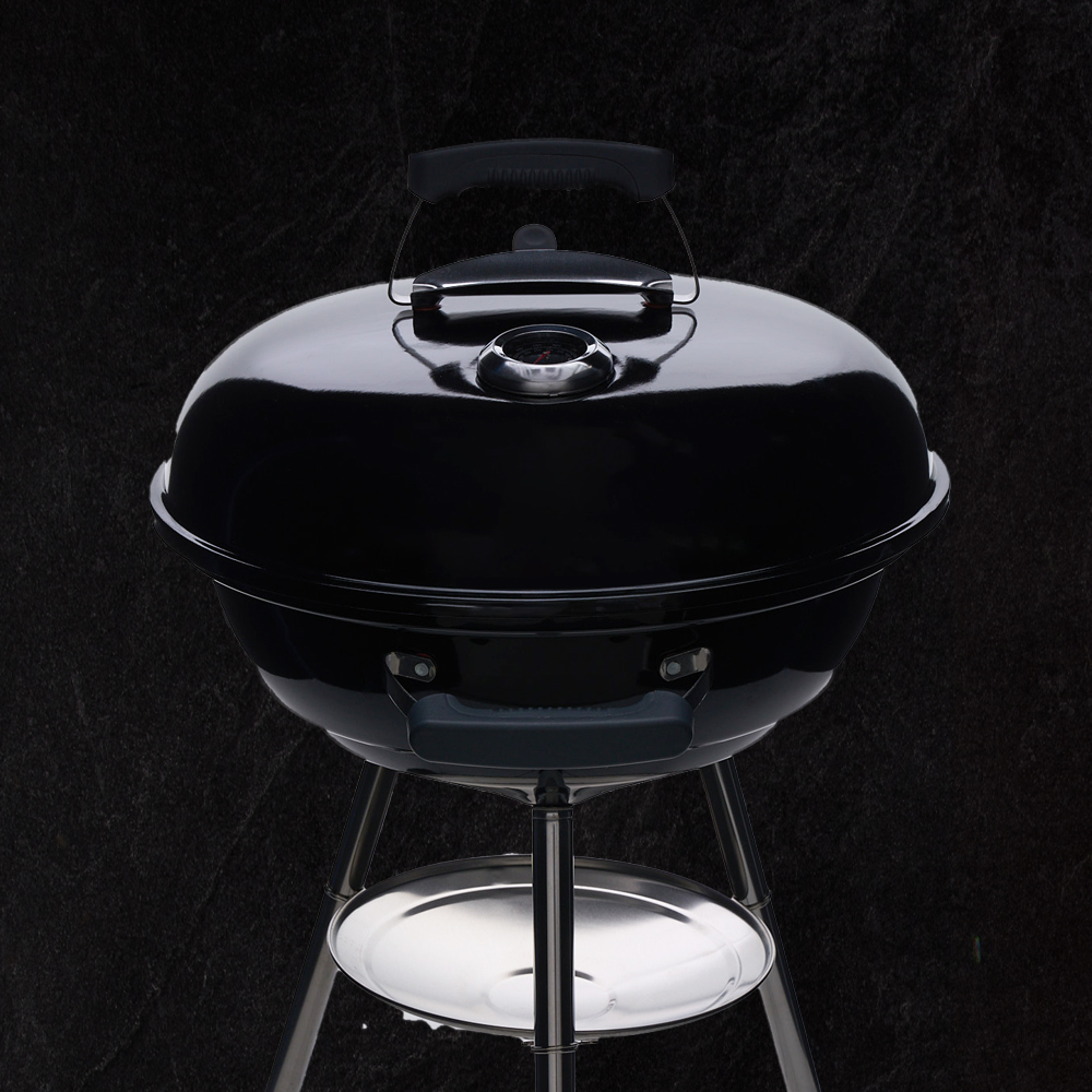꾸버스 하이엔드 바베큐그릴 훈제 훈연 직화 숯불 화로 야외 원형 캠핑 3중코팅 화로대 43