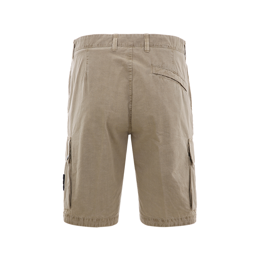 스톤아일랜드 지퍼 포켓 슬림핏 블랙 베이지 반바지 K1S15L100011S00WA V019A (2025 S/S) - 상세 이미지 4