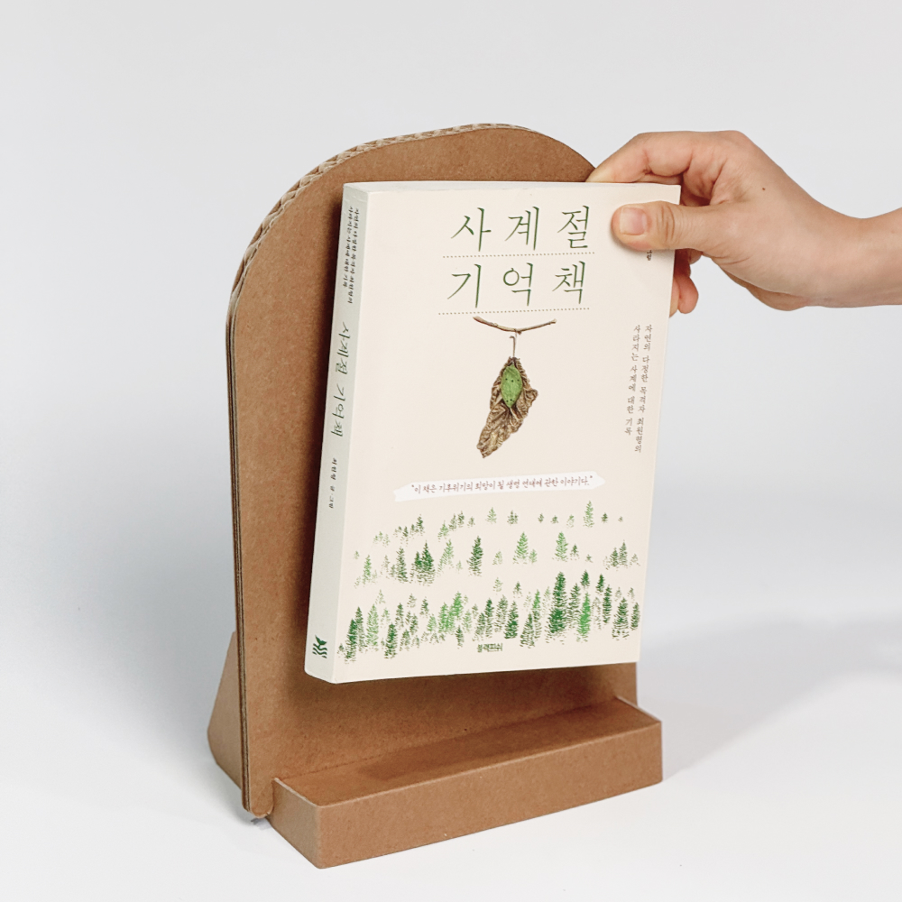 페이퍼팝 북스탠드 (3개입,10개입) 도서 거치대 서점 도서관 홍보물 책 전시대 북스탠드 - 상품 이미지