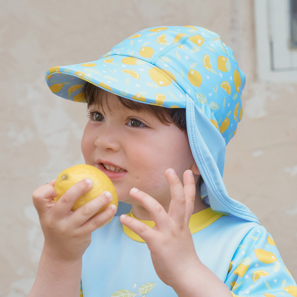 스플래쉬어바웃 유아플랩캡 레몬스 자외선차단