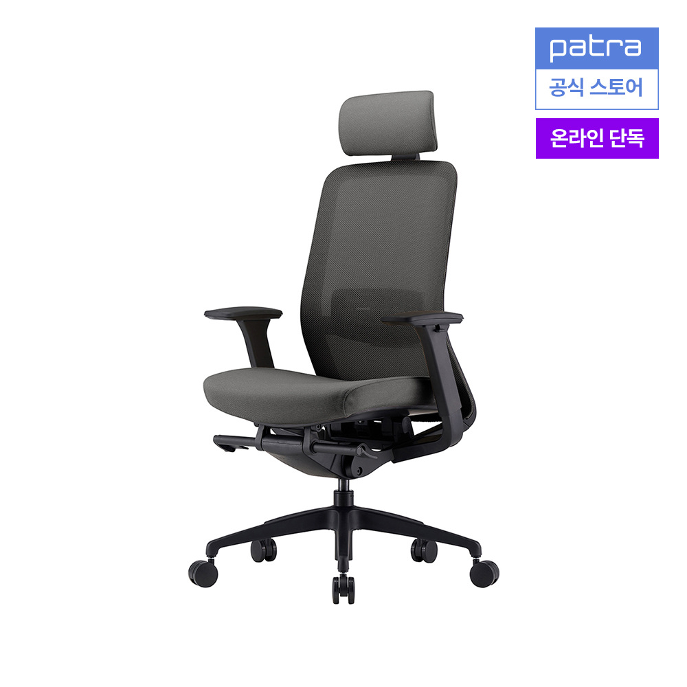 파트라 라보 코어 컴퓨터 학생 책상 의자 LC11MPAKS 블랙, 블랙 - 상품 이미지