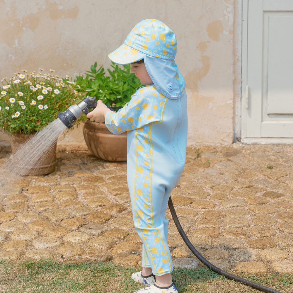 스플래쉬어바웃 UV 썬앤씨 슈트 플러스 레몬스 4계절 체온보호 어린이웻슈트 유아수영복