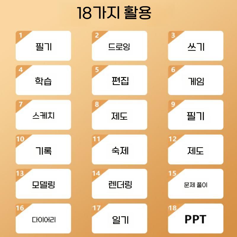 갤럭시탭s10 FE 스타일러스 태블릿 정전식 s펜슬 펜촉 - 상세 이미지 2