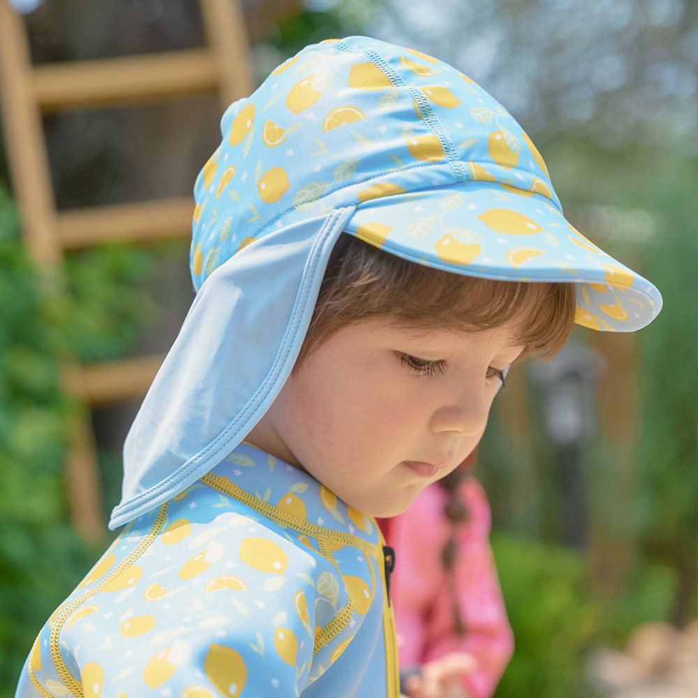 스플래쉬어바웃 유아플랩캡 레몬스 자외선차단