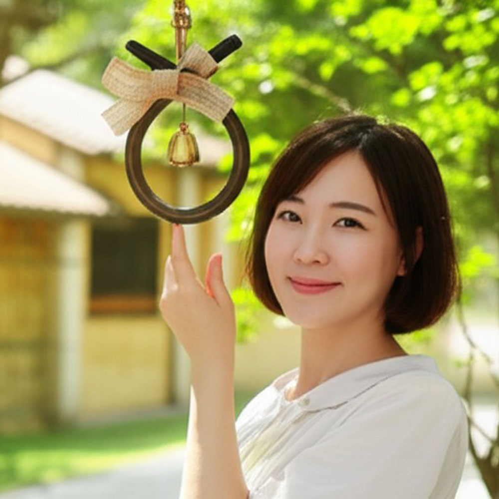액막이 벽장식소품 한국전통 코뚜레 현관종 도어벨 미니종 이미지 6