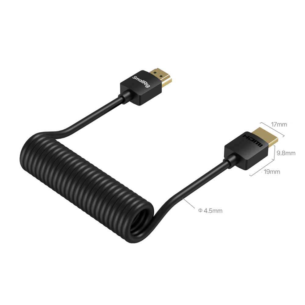 스몰리그 4963 HDMI 데이터 케이블 A to A 코일형 이미지 6