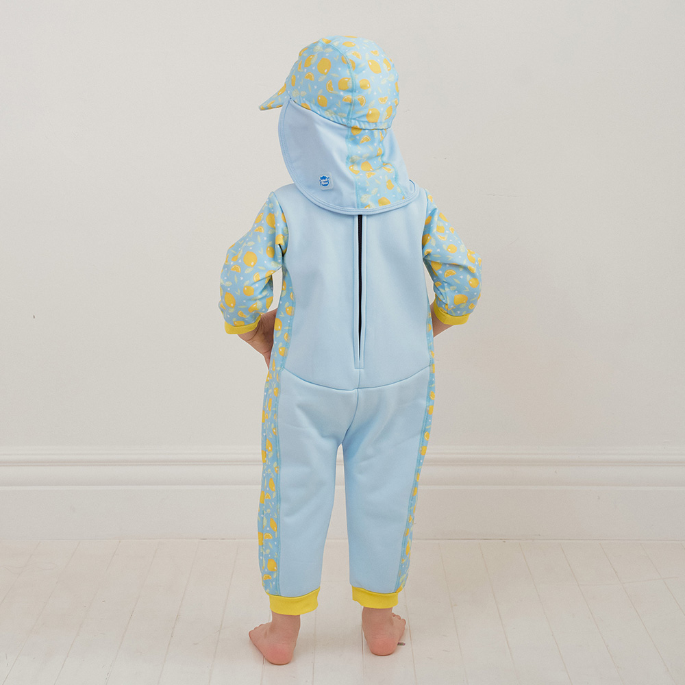 스플래쉬어바웃 웜인원 웻슈트 레몬스 4계절 체온보호 유아웻슈트 기모 아기수영복