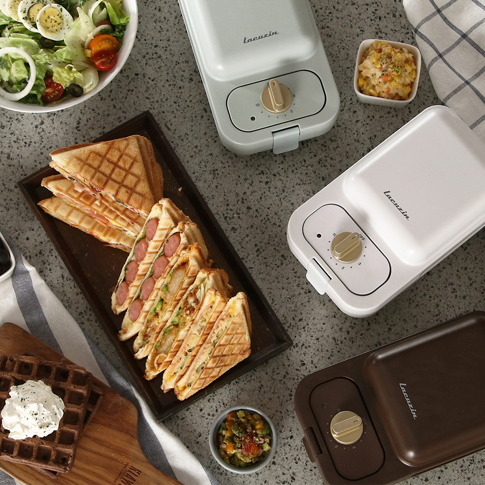 라쿠진 와플메이커 샌드위치기계 와플기 와플기기 크로플메이커 LCZ1072