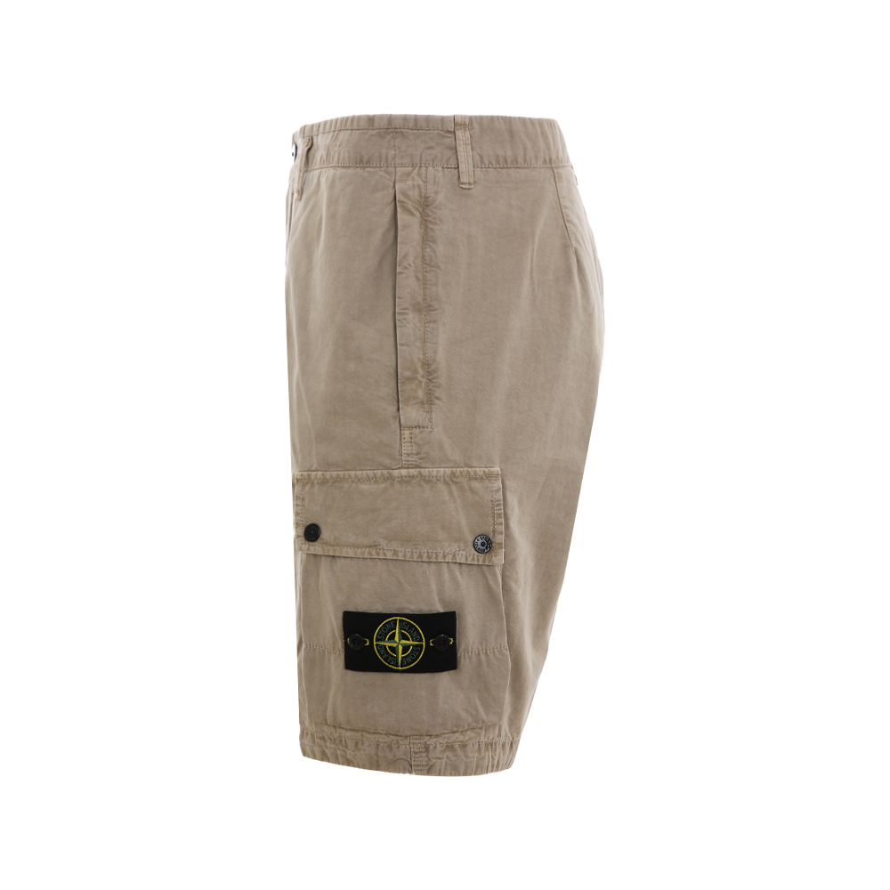 스톤아일랜드 지퍼 포켓 슬림핏 블랙 베이지 반바지 K1S15L100011S00WA V019A (2025 S/S) - 상세 이미지 3