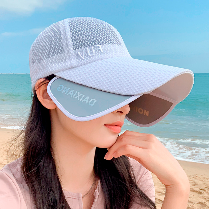 썬바이저 메쉬 날개 볼캡 썬캡 여름 모자 야구 스포츠 골프 바캉스 자외선차단 버킷햇 이미지 7