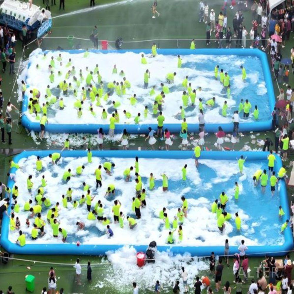 물놀이장 에어바운스 대형 야외 버킷 놀이기구 10x5x0.6m+펌프 - 상세 이미지 3