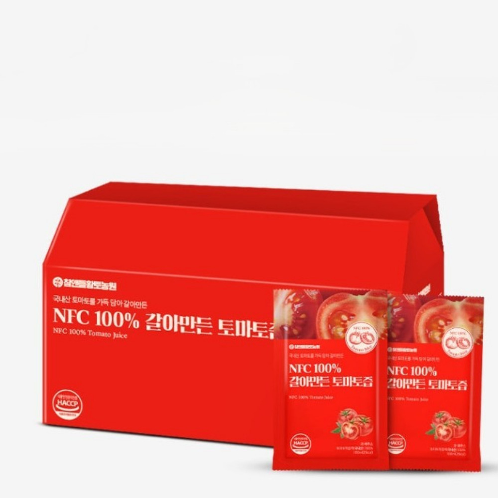 NFC 갈아만든 토마토즙 생 통째로 갈아만든 쥬스 원액 생토마토 주스 30포, 2개 - 상세 이미지 3