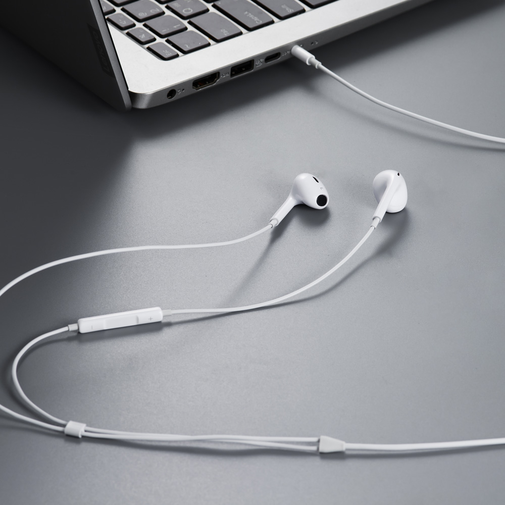 펭카버즈 유선 이어폰 W1004-A 3.5mm 고음질 Hi-Fi 사운드 오픈형 초경량 이미지 4