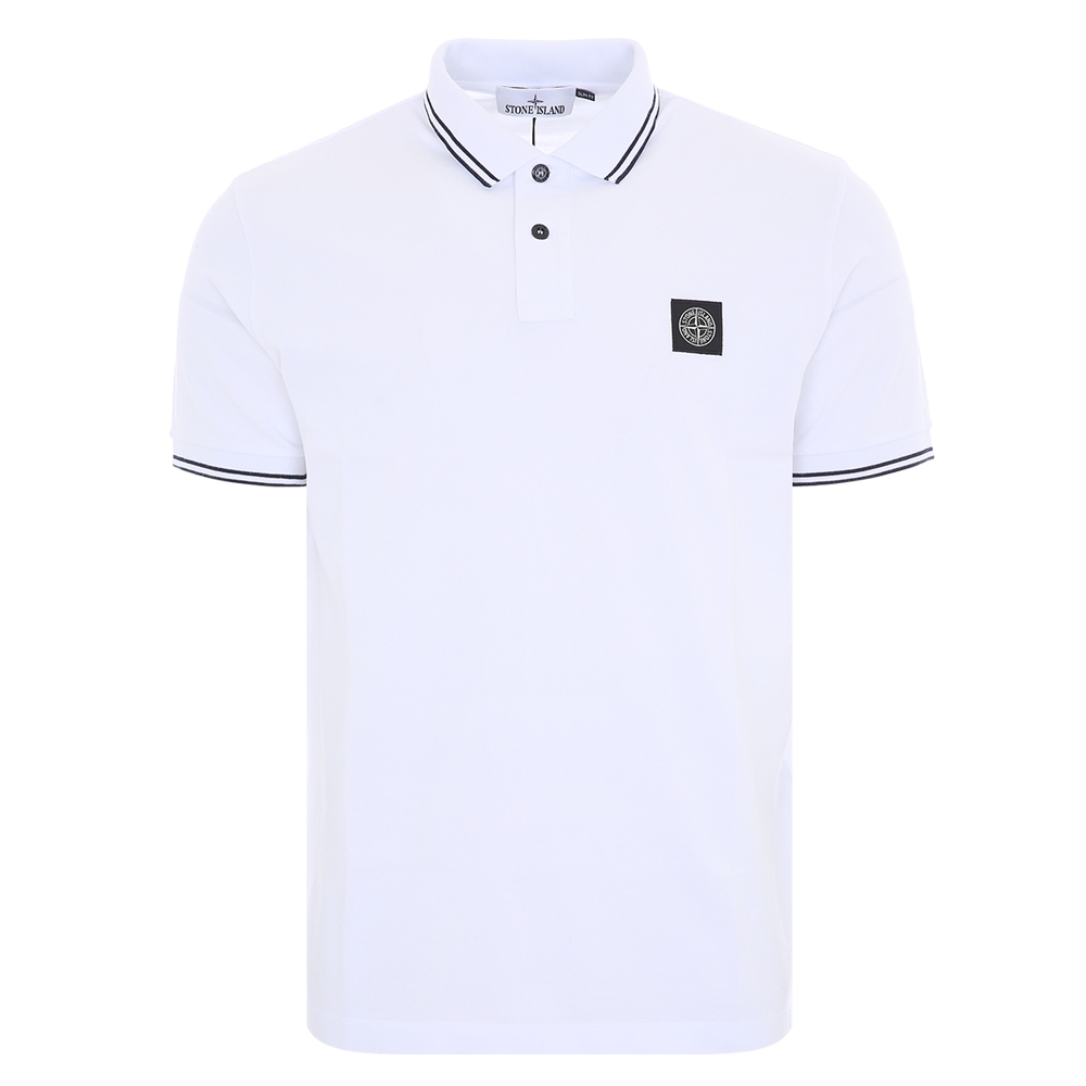 스톤아일랜드 로고 패치 폴로 반팔티 80152SC18 A1001 (2024 S/S) XL - 메인 이미지