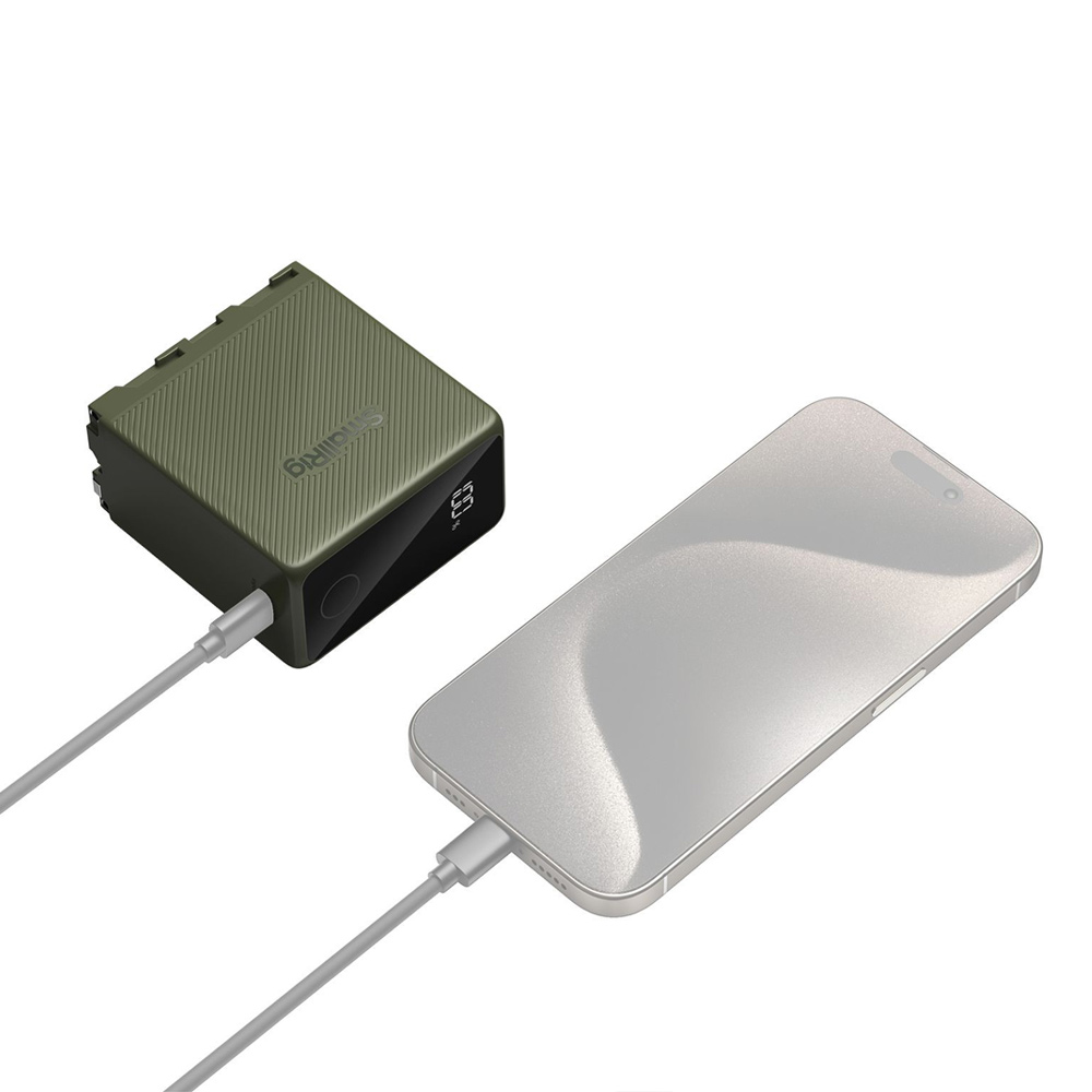 스몰리그 4577 NP-F970 USB-C 충전식 배터리 그린 - 상세 이미지 5
