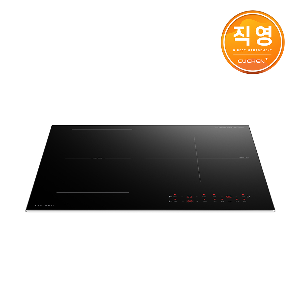 쿠첸 BLACK 3400 3구 인덕션 빌트인 CIR-EB330TOB2