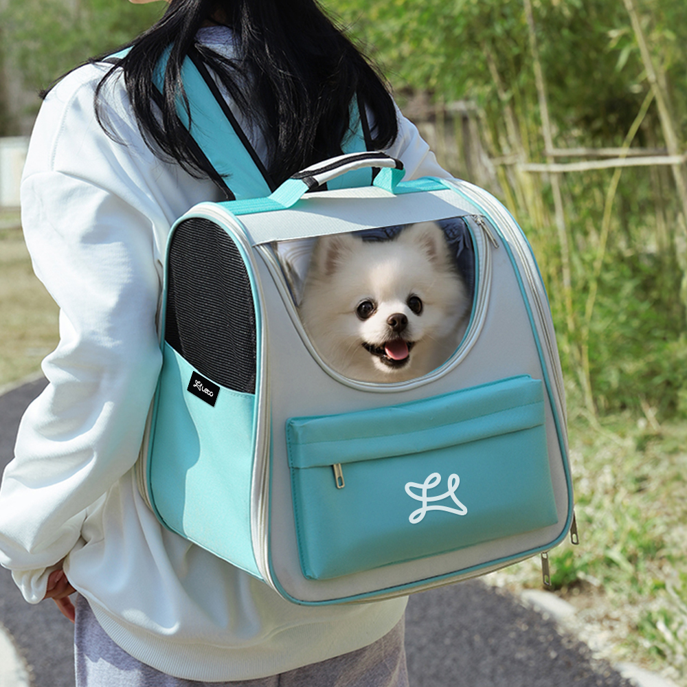 레토 강아지 가방 이동가방 백팩 LDD-B05 민트, M(중형)