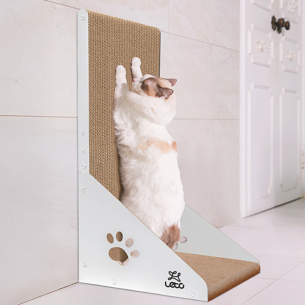 레토 원목 고양이 수직 스크래쳐 대형 90cm