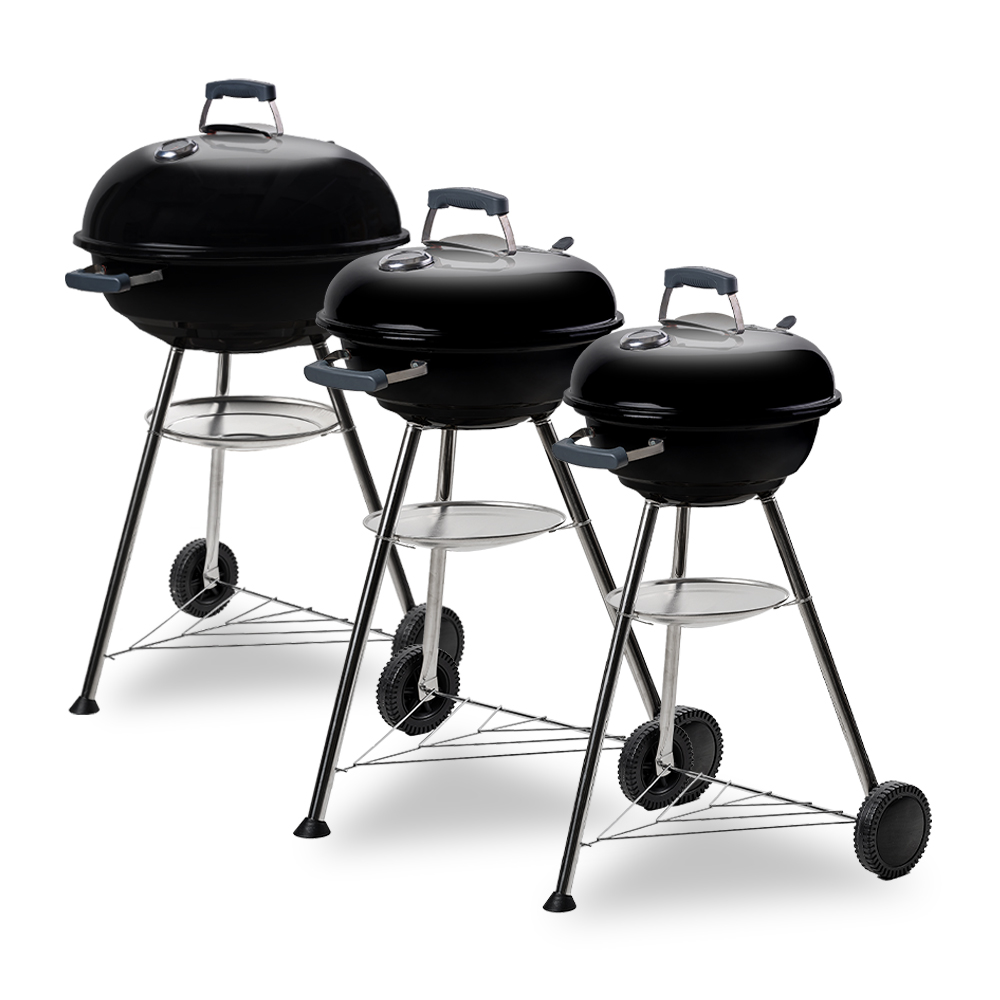 꾸버스 하이엔드 바베큐그릴 훈제 훈연 직화 숯불 화로 야외 원형 캠핑 3중코팅 화로대 43