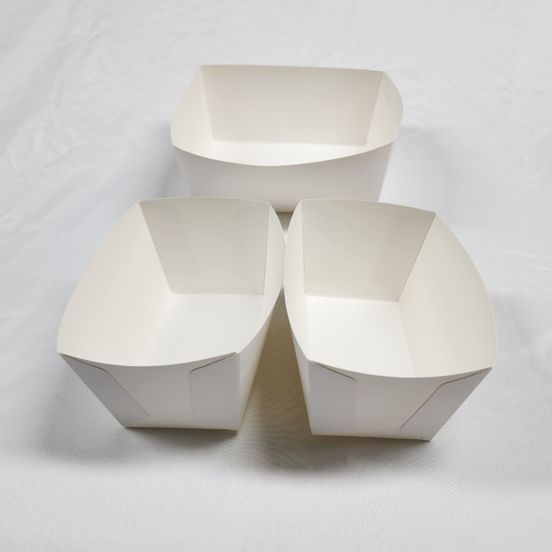 치킨트레이 반반 특특대 반마리용 200매 120x70x80 mm 종이 포장 용기 속지 - 상세 이미지 4