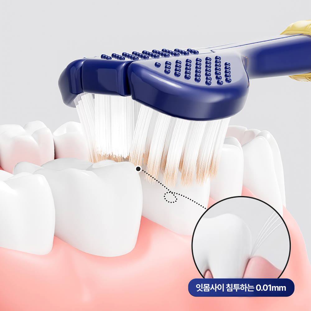 덴티넘 삼타칫솔 3면칫솔 이미지 7