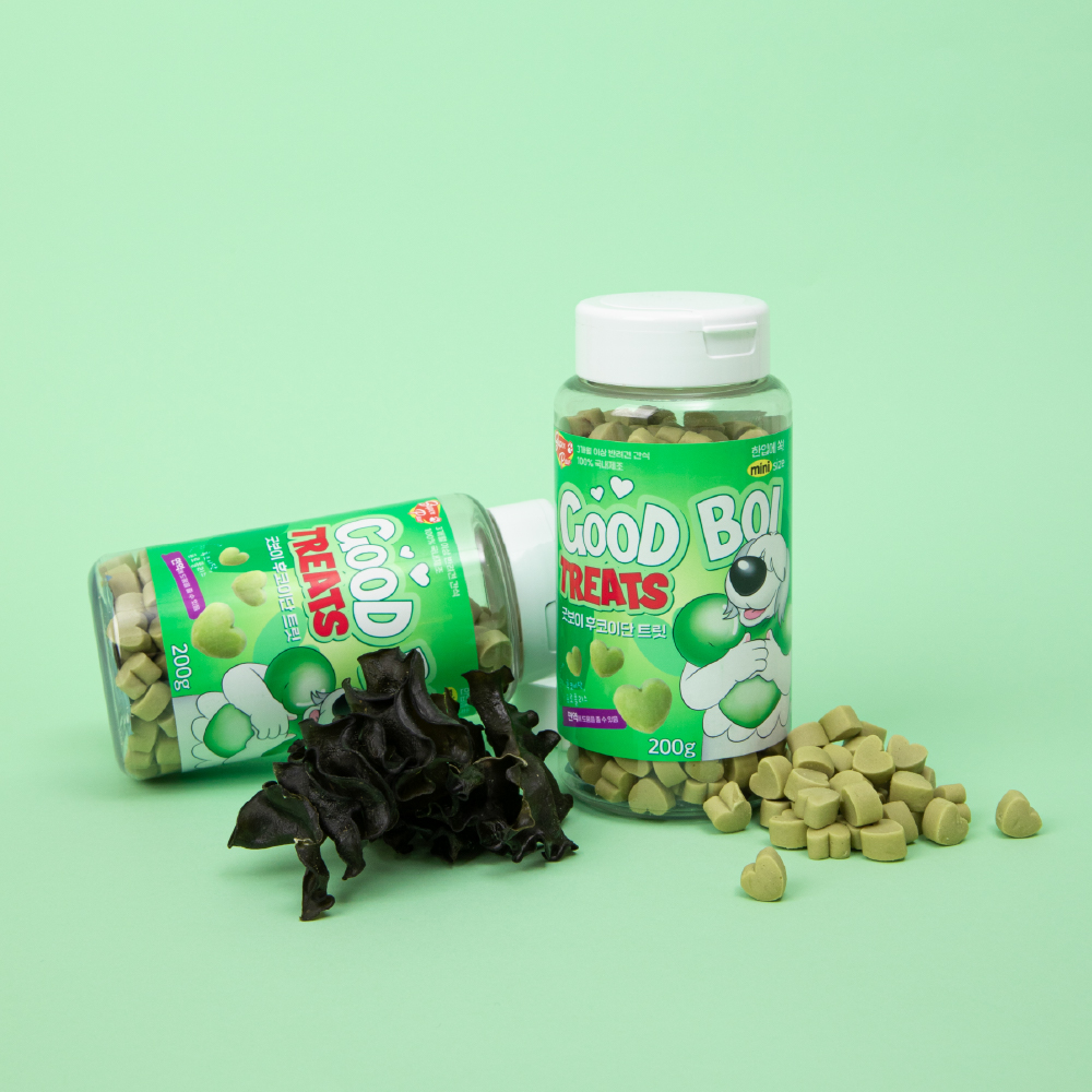 저칼로리 강아지 다이어트 간식 굿보이 트릿 저알러지 노즈워크 간식 후코이단, 200g, 1개 - 상세 이미지 3