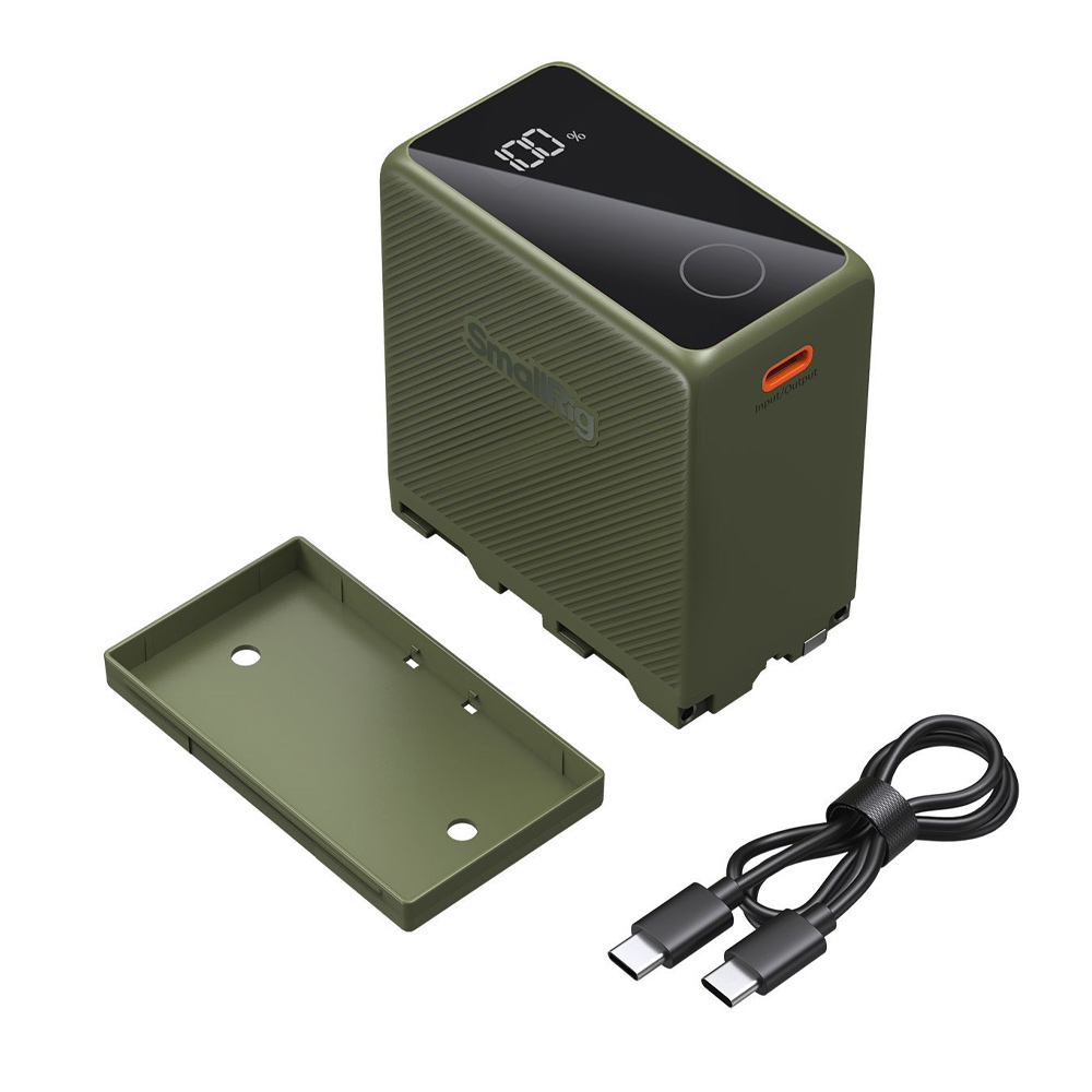 스몰리그 4577 NP-F970 USB-C 충전식 배터리 그린 이미지 7