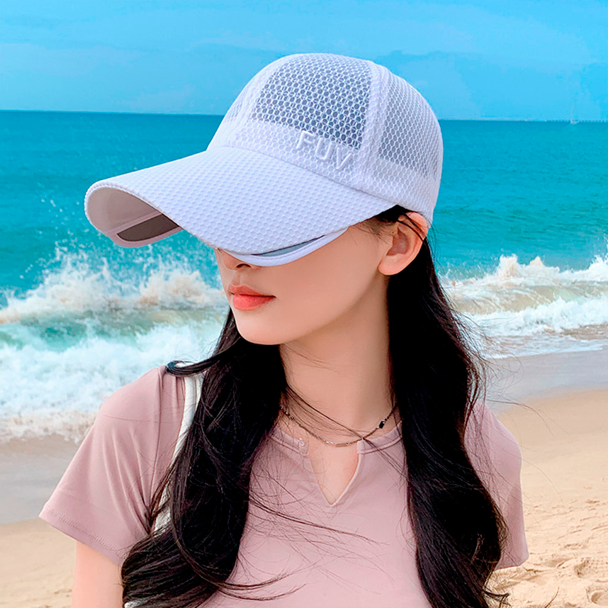 썬바이저 메쉬 날개 볼캡 썬캡 여름 모자 야구 스포츠 골프 바캉스 자외선차단 버킷햇 - 상세 이미지 5
