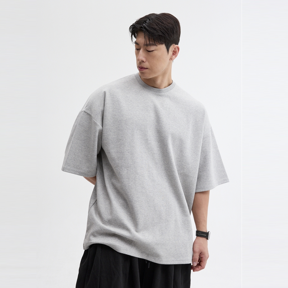 비스트모드 엑설런트 특양면 헬스 오버핏 반팔 무지 티셔츠 짐웨어 BSMD 제품 이미지