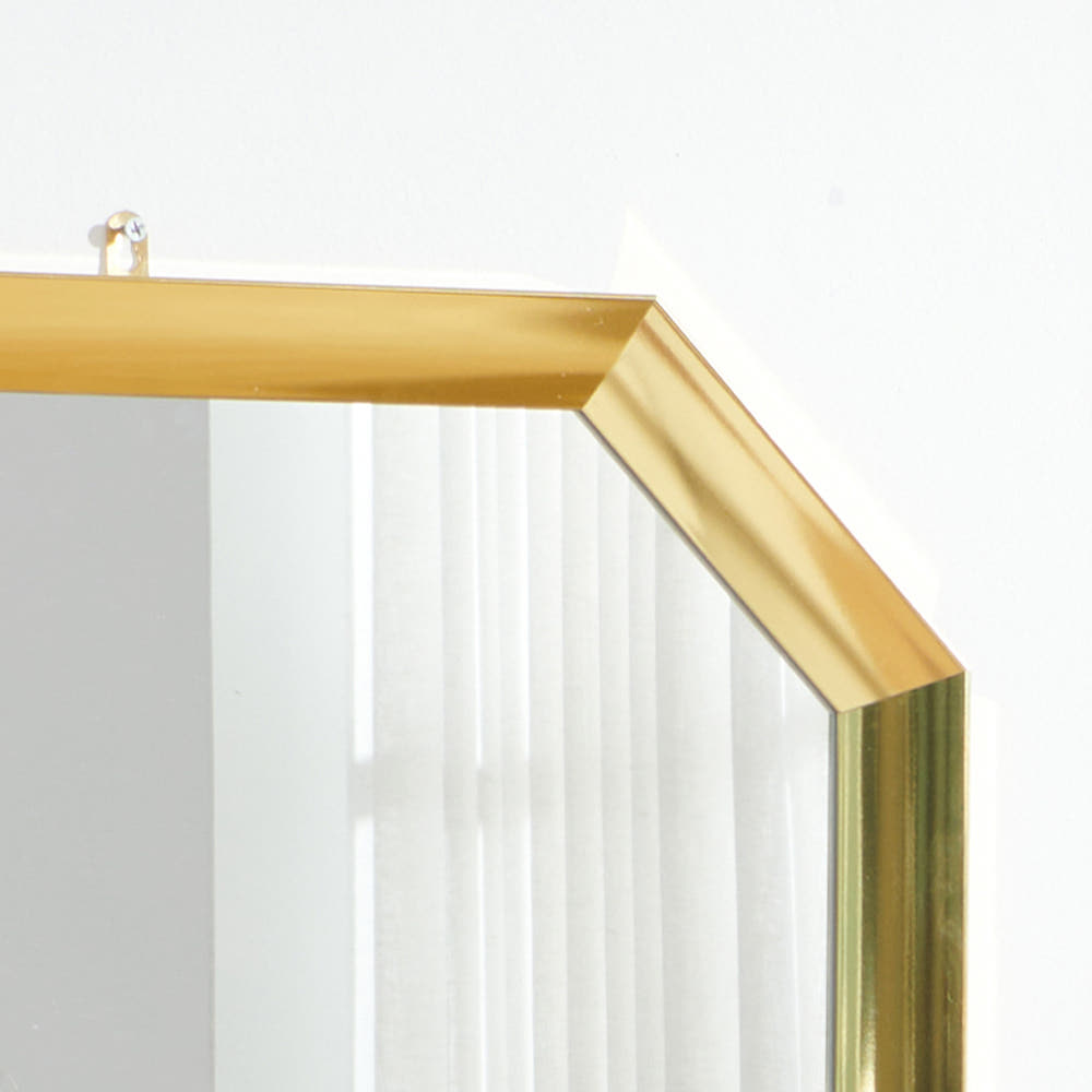 완소간소 팔각 골드 벽걸이 스텐드 대형 전신거울 인테리어