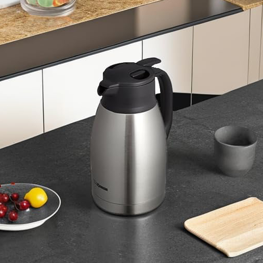 조지루시 보온 보냉 주전자 1.5L 스텐 캐틀팟 테이블 심플 식당 레스토랑 포트 이미지 8