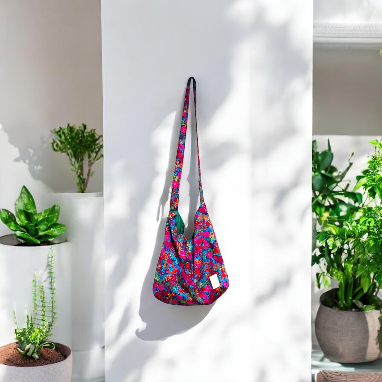 여성 에코백 플라워 숄더백 천가방 숄더 꽃무늬 데일리 가벼운 가방 여름 플로럴